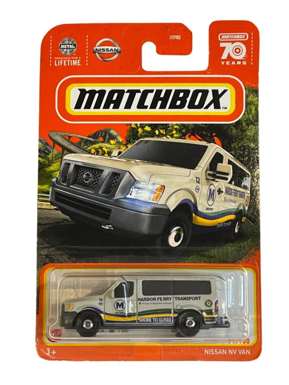 Matchbox Nissan NV Van Harbor Ferry Transport 70th Anniversary 1:64